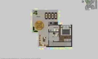 Imagem 6: APARTAMENTO 02 QTOS 01 SUÍTE 01 VG NO BAIRRO SANTA BRANCA EM BELO HORIZONTE