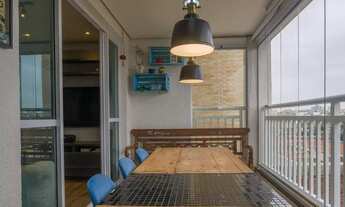 Imagem 2: LINDO APARTAMENTO COM VARANDA GOURMET MOBILIADO