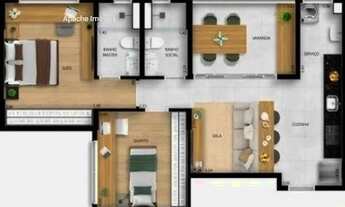 Imagem 4: Apartamento 02 quartos a venda no Vale do Sereno na cidade de Nova Lima