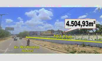 Imagem 6: Terreno de 4.504m² na Av. Washington Soares. Ponto estratégico entre Eusébio e Fortaleza