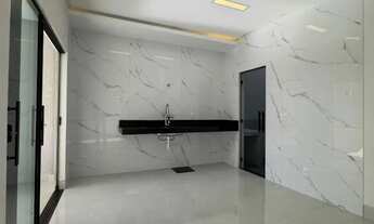 Imagem 3: Casa - 116m² 3 quartos 1 suíte Área Gourmet com Churrasqueira Piscina e Lavabo Residencial