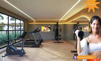 Imagem 7: Apartamento2 e 3/4 com suite e varanda 56 a 64 m² - PATAMARES