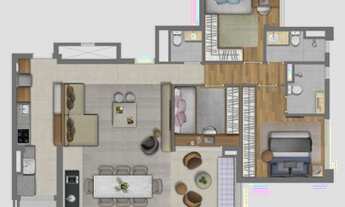 Imagem 4: Apartamento para venda tem 110 metros quadrados com 3 quartos em Pinheiros, São Paulo-Sp