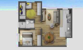 Imagem 4: Apartamento de 45 metros quadrados no bairro Butantã com 2 quartos