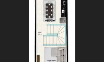 Imagem 3: Sobrado Geminado para Venda em Joinville, Comasa, 2 dormitórios, 2 suítes, 3 banheiros, 1