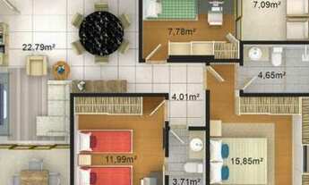 Imagem 3: Residencial Baía dos Golfinhos, apartamentos 3 quartos (2 suítes) no bairro da Barra