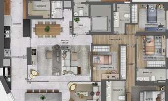 Imagem 6: EZ PARQUE DA CIDADE - RESIDENCIAL - Aptos de 134, 162, 196 e 227m²