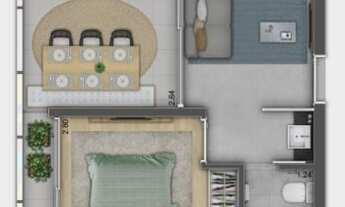 Imagem 16: Apartamento venda 39 metros com 1 quarto, 1 vaga no Jardim Paulista - São Paulo - SP