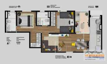 Imagem 5: Apartamento com 2 dormitórios à venda, 63 m² por R$ 392.500,76 - Jardim Satélite - São Jos
