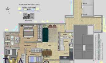 Imagem 2: Apartamento com 3 dormitórios à venda, 73 m² por R$ 1.050.000,00 - Santa Efigênia - Belo H