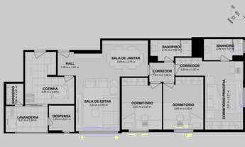 Imagem 2: Apartamento para venda com 116 metros quadrados com 3 quartos em Itaim Bibi - São Paulo