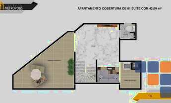 Imagem 4: Apartamento Garden com 2 dormitórios à venda, 56 m² por R$ 780.666,00 - Anchieta - Belo Ho