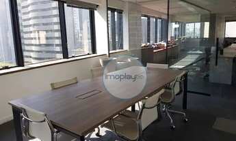 Imagem 6: Sala pronta para ocupação, mobiliada e decorada, 258 m² ao lado da estação de trem Berrini