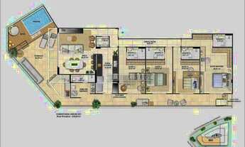 Imagem 5: Cobertura, 239 m² - venda por R$ 2.200.000,00 ou aluguel por R$ 18.267,00/mês - Charitas