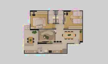 Imagem 2: APARTAMENTO COM 88 m² - CAIÇARA - PRAIA GRANDE SP