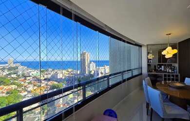 Imagem 2: Apartamento a venda no Horto Florestal com 3 suites mobiliado e vista mar