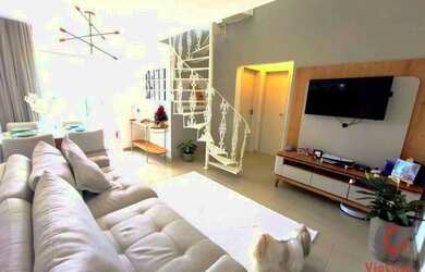 Imagem 2: Cobertura com 2 dormitórios à venda, churrasqueira e piscina, 120 m² por R$ 465.000 - Flo