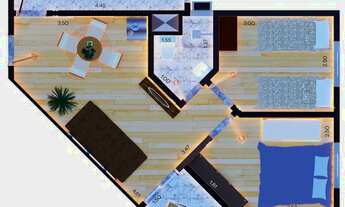 Imagem 2: Apartamento para venda com 50 metros quadrados com 2 quartos em Pirajussara - São Paulo