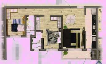 Imagem 3: Boulevard Egeo Apartamento com 2 dormitórios