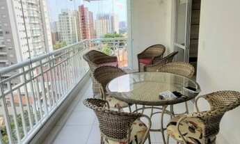 Imagem 2: Apartamento totalmente mobiliado com varanda gourmet fechada com vidro - 110m2 úteis