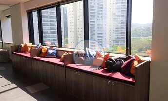 Imagem 2: Sala pronta para ocupação, mobiliada e decorada, 258 m² ao lado da estação de trem Berrini