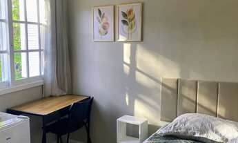 Imagem: Quarto individual mobiliado na Mariante