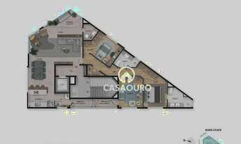 Imagem 3: Apartamento com 3 quartos à venda, 117 m² por R$ 1.899.000 - Serra - Belo Horizonte/MG