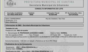 Imagem 6: Terreno à venda, 960 m² por R$ 980.000,00 - Barreirinha - Curitiba/PR