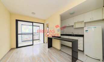 Imagem 3: Apartamento com 1 dormitório para alugar, 34 m² por R$ 2.297,11/mês - Centro - Curitiba/PR