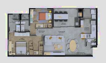 Imagem 2: APARTAMENTO com 3 dormitórios à venda por R$ 1.115.268,00 no bairro Água Verde - CURITIBA