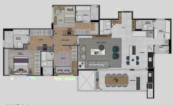 Imagem 3: APARTAMENTO com 3 dormitórios à venda com 229.02m² por R$ 1.619.259,32 no bairro Água Verd