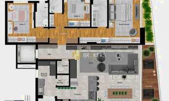 Imagem 16: Apartamento à venda, 152 m² por R$ 2.497.255,00 - Água Verde - Curitiba/PR