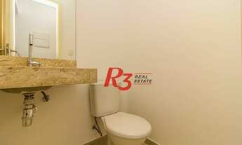 Imagem 7: Apartamento com 1 dormitório para alugar, 53 m² por R$ 3.300,00/mês - José Menino - Santos