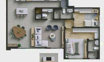 Imagem 5: APARTAMENTO com 2 dormitórios à venda por R$ 1.070.257,00 no bairro Vila Izabel - CURITIBA