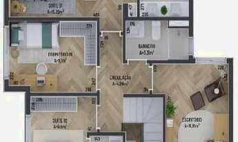 Imagem 4: APARTAMENTO com 4 dormitórios à venda por R$ 1.213.931,76 no bairro Vila Izabel - CURITIBA