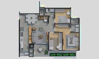 Imagem 6: APARTAMENTO com 2 dormitórios à venda por R$ 749.231,41 no bairro Campo Comprido - CURITIB