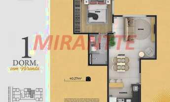 Imagem 5: Apartamento Super Moderno na tem 29 m2 - Vila Paulicélia