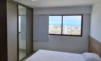 Imagem 6: Apartamento andar alto, studio, 25m2, mobiliado, no Beach Class Santa Maria