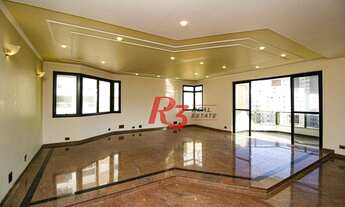 Imagem 2: Apartamento com 5 dormitórios para alugar, 400 m² por R$ 17.000,00/mês - Embaré - Santos/S