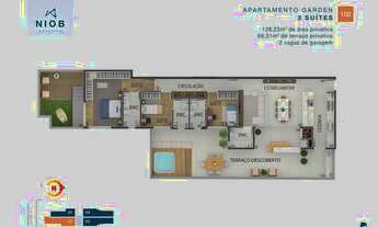 Imagem 5: APARTAMENTO com 3 dormitórios à venda por R$ 1.169.770,00 no bairro Hugo Lange - CURITIBA