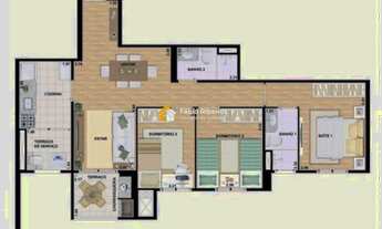 Imagem 3: Apartamento 73 metros quadrados com 3 quartos em Jardim Tupanci - Barueri - São Paulo