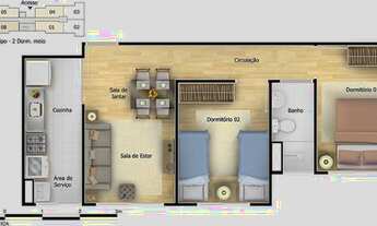 Imagem 7: Apartamento residencial para venda, Chácara Maria Trindade, São Paulo - AP10470