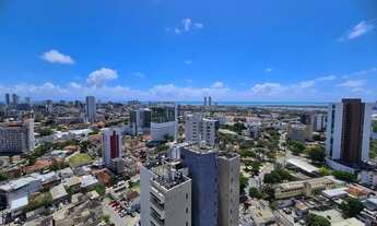 Imagem 5: Apartamento andar alto, studio, 25m2, mobiliado, no Beach Class Santa Maria