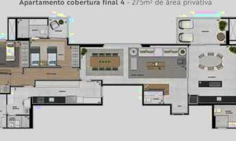 Imagem 4: APARTAMENTO com 3 dormitórios à venda com 265.83m² por R$ 2.014.950,99 no bairro Água Verd