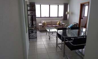 Imagem 2: Apartamento com 1 dormitório para alugar, 70 m² por R$ 3.744,00/mês - Jardim Aquarius - Sã