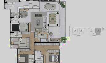 Imagem 6: APARTAMENTO com 3 dormitórios à venda por R$ 2.954.359,57 no bairro Ahú - CURITIBA / PR