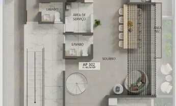 Imagem 5: Cobertura para Venda em João Pessoa, Bessa, 2 dormitórios, 1 suíte, 3 banheiros, 1 vaga