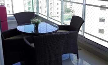 Imagem 2: Gran Vista ponta negra - apartamento no 10 andar, 100% Mobiliado, 123m², 2 vagas de garag