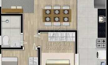 Imagem 5: Apartamento com 2 dormitórios à venda, 40 m² por R$ 240.000,00 - Vila Pires - Santo André