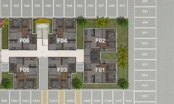 Imagem 5: Apartamento com 2 dormitórios à venda, 42 m² por R$ 190.000,00 - Loteamento Planalto do So